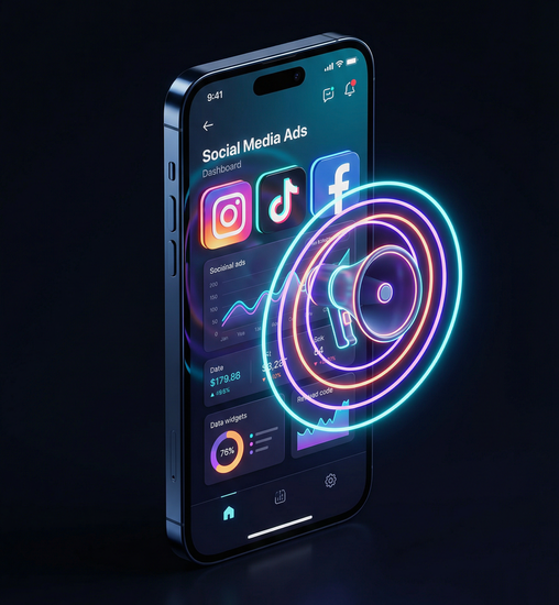 Social Media Advertising KI